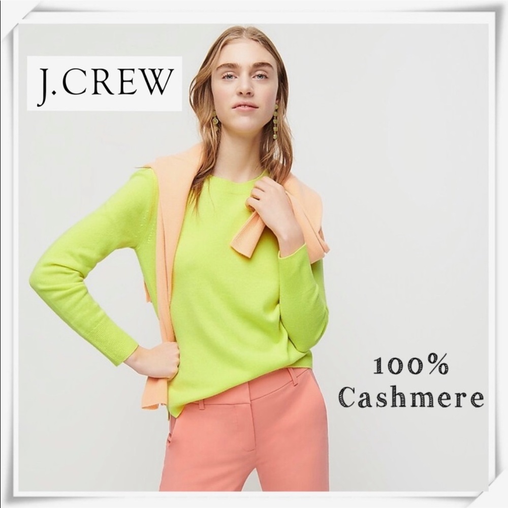 J.Crew Condition Italy Cashmere Crew-Neck Sweater